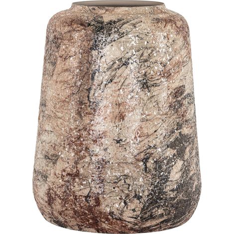 Vase beige moucheté en métal - beige moucheté (1/5)