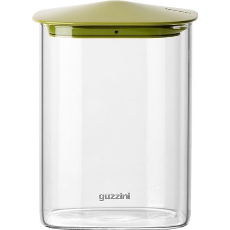 GUZZINI Barattolo Rettangolare Fresh & Style 1.000 Ml Vetro Tappo Verde