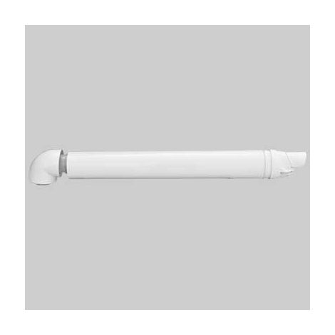 TERMINALE ANTIVENTO CON CURVA 90  ° PER CALDAIE  60  100     VAILLANT