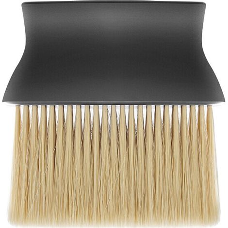 Spazzola per la pulizia degli interni dell'auto, con setole morbide, ideale per la pulizia di precisione degli spazi di ventilazione e del cruscotto giallo. (1/4)