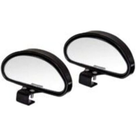 Espejo retrovisor para conducción supervisada, espejo para punto ciego, espejo para punto ciego, espejo retrovisor para conducción supervisada para todos los coches - Espejo convexo de ángulo ajustabl