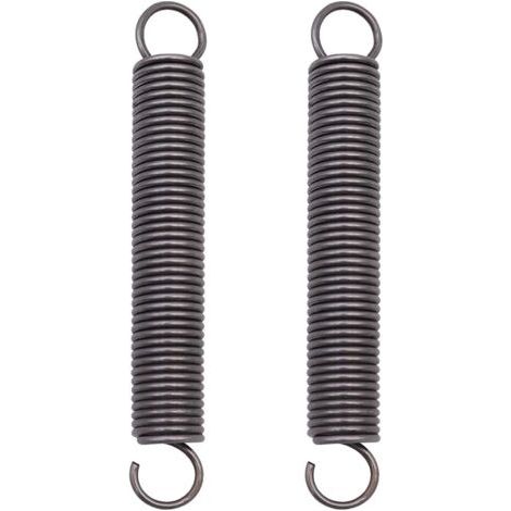 Ressorts de traction en acier inoxydable – Lot de 2 ressorts double crochet 18mm – Longueur 150mm – Résistant à la corrosion