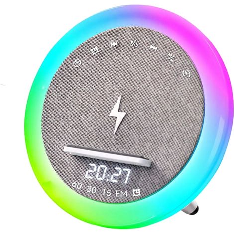 Sveglia con altoparlante Bluetooth rumore bianco aiuto sonno lettore musica