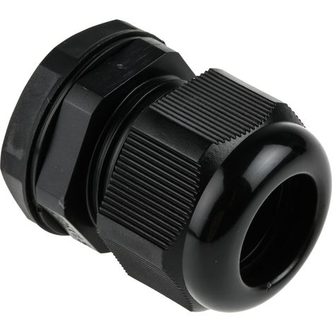 Presse-étoupe M25 en Nylon 66 pour câble de 13mm à 18mm, avec contre-écrous, IP68 ( Prix pour Paquet de 10 ) (1/3)