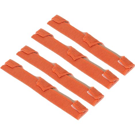 Lot de 4 bandeaux anti-transpiration en coton lavable pour casque de soudage, accessoires orange (1/5)