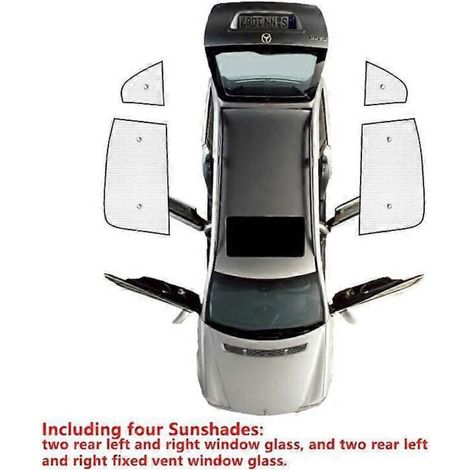 Pare-soleil intégral pour Renault Kadjar 2015-2019, protection solaire pour pare-brise et vitres arrière, accessoires auto Shaby, compatible 2016-2018 (1/5)