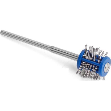 Set de 5 brosses à polir Pro Texturning, embouts montés bleus, grain professionnel pour ponçage et finition précise. (1/5)