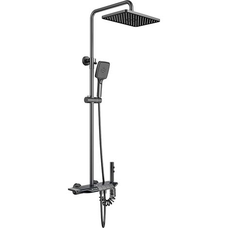 Ensemble de douche mitigeur thermostatique intelli Système de douche numérique Intelligent salle de bain affichage de la température ensemble de robinet de douche Rainlfall salle de bain mélangeur Bid (1/5)