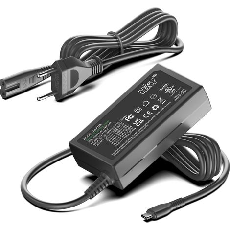 65W 60W GBC011 Chargeur Rapide 65W pour NOCO Boost X GBX45 GBX55 GBX75 GBX155 NOCO Booster Batterie X Boost X GBX45 Voiture Lithium UltraSafe, Chargeur Batterie USB-C Câbles Adaptateur Secteur (1/5)