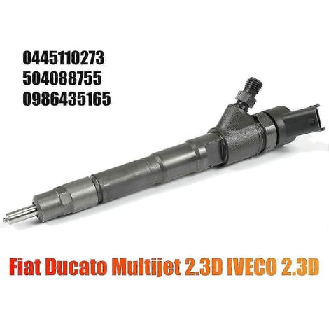 Injecteur Common Rail neuf 0445110273 0986435165 pour FIAT Ducato IVECO Daily 23 D 504088755 504377671 (1/5)