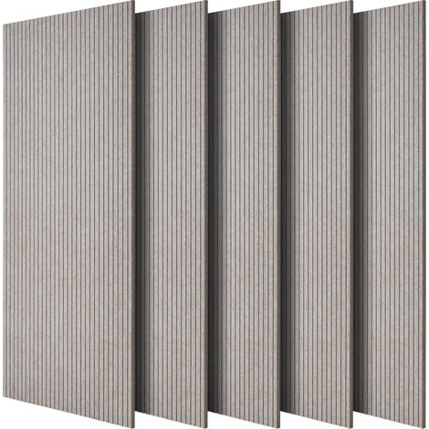 Mophorn Akustikplatten mit Selbstklebeband, 5er-Pack, schalldichte Schaumstoffplatten, 47,2 x 23,6 x 0,4 Zoll, hochdichte Polyesterfaser
