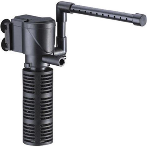 Bomba sumergible para acuario con filtro, 3W 300L/H, bomba de agua con filtro, tanque para organismos acuáticos, estanque, hidroponía (RS-602) (1/5)