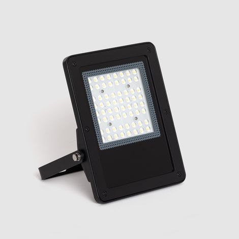LED- Fluter 50W Dimmbar TRIAC 170 lm/W IP65 ELEGANCE Slim PRO Schwarz 4000K 90º Neutralweiß