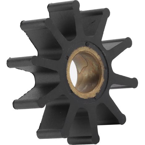 Turbine de pompe à eau hors-bord 10, pales 47-F40065-2, adaptée aux modèles Chrysler/Vauxhall deux temps 35 ch, 45 ch et 55 ch. (1/5)