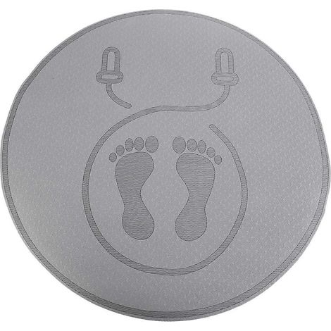 Tapis de saut à la corde absorbant les chocs et insonorisant, tapis silencieux pour la maison, l'intérieur et l'extérieur, pour le fitness et le sport. (1/4)