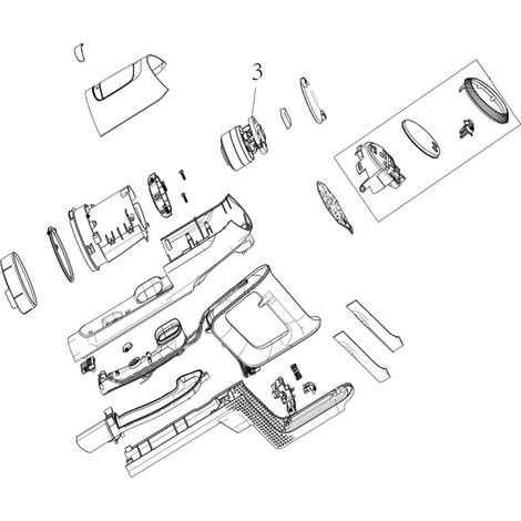 Moteur repère 3 d'origine