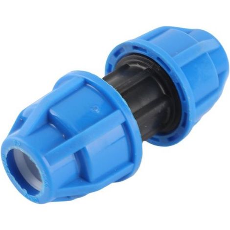 Raccord Droit - Tuyau PE 20 mm x 20 mm - Pour Canalisations Eau Potable - 5 Pièces (1/5)