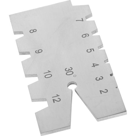 de Filetage Garantissant Longévité et Précision en Acier Inoxydable Échelle Claire, Outil de Mesure pour Tours Métalliques Professionnels (1/5)