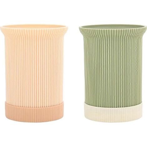 Porte-couverts pour plan de travail, pot à ustensiles pour comptoir de cuisine, organisateur de rangement pour couverts et argenterie (1/5)