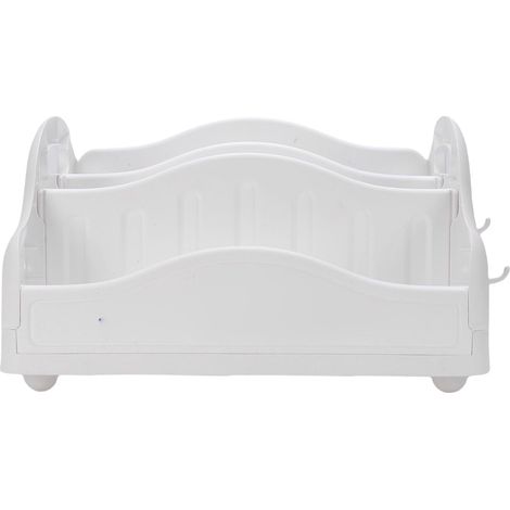 Kids 3 Tier Bookshelf White PP Material for Toddlers (White) (1/5)