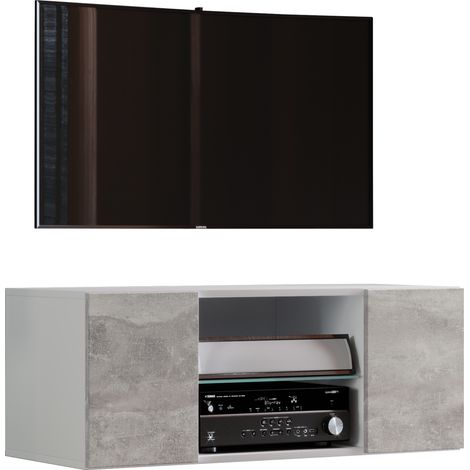 VCM - Bois TV Wall Lowboard Fernseh Jusa 115 H. 40 x B. 115 x T. 36 cm