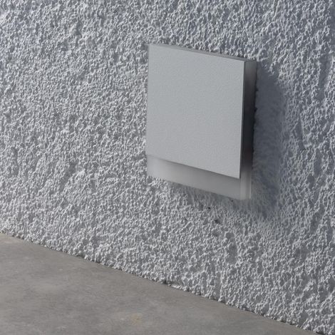 LED Treppenleuchte IP44 eckig weiß - Lichtfarbe: Warmweiß 1,5W - Lichtaustritt: Orbis (1/5)