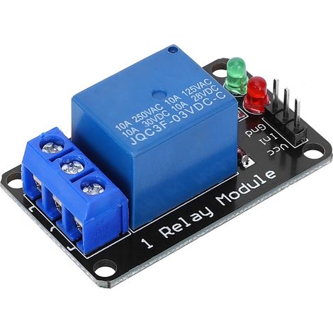 module relais, accessoire de commande électronique, sans optocoupleur, carte noire 3,3 V (1/5)