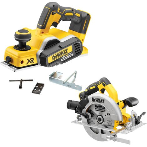 Dewalt DCP580N 18v XR Cordless Brushless Planer & Fence & DCS570N Circular Saw (1/4)