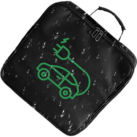 Sac Chargeur Voiture Électrique Housse Tissu Oxford  Sac organisateur de câble VE Conducteurs Déplacements Voyages Stationnement Trajets Journaliers Road Trips Conduite Voiture (1/5)