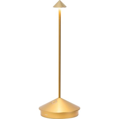 Lampada a led da tavolo Pina Pro Oro ricaricabile e dimmerabile - 2.2W, 2200-2700-3000 K, IP54