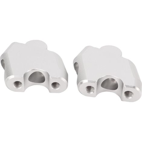 Support de guidon 2 pièces en alliage d'aluminium, remplacement pour CB500F CB500X 2013-2017, argent, fixation de cintre moto (1/5)
