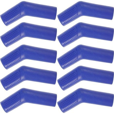 Gear Shift Lever Protective Cover Non Slip Blue Rubber Cover (1/5)