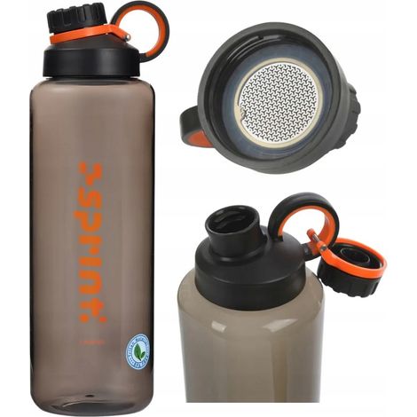 Borraccia con filtro, borraccia sportiva motivazionale, 1 litro in tritan (1/5)