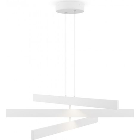 Lampada a sospensione LED Maytoni Origami 80cm bianca (1/2)