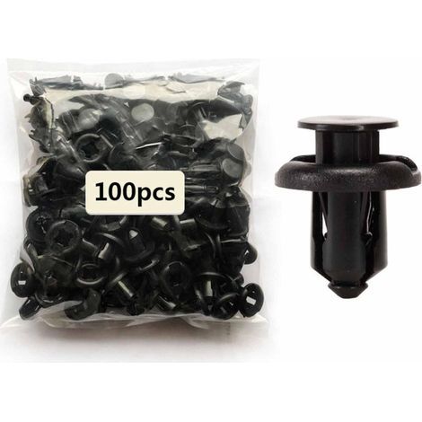 100 Stück Nylon-Stoßstangen-Befestigungsclips / Spreiznieten 10 mm – geeignet für Honda und Acura, Expansionsschrauben-Set