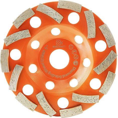 Diamant Schleiftopf 125mm für Beton, Granit, Marmor - Aggressiver Abtrag (1/5)