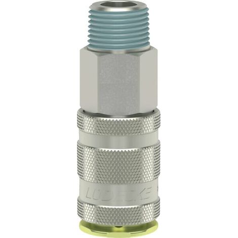 Acoplam. r谩pido macho BSP 1/4" L脺DECKE ESBI14A (1/2)