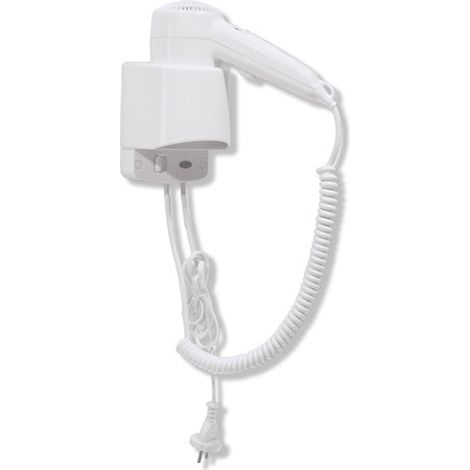 Asciugacapelli Phon Elettrico da Parete a Pistola in Abs Bianco Mediclinics Sc0020