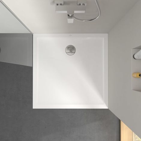 Villeroy & Boch Taro quadratische Duschwanne 90 x 90 x 2,5 cm (1/5)