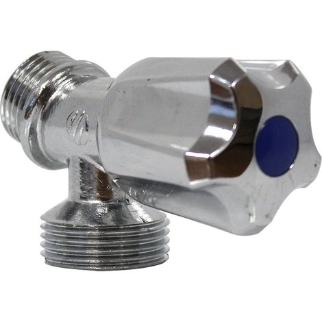 Robinet machine à laver équerre - Mâle 1/2" (15/21) - Mâle 3/4" (20/27) - Arco (1/5)