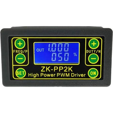 PWM-Signalgenerator, Motordrehzahlregler, Lichtsteuerung, LCD, Pulsfrequenz, Tastverhältnis, einstellbares Modul, PWM-Motorantriebsregler