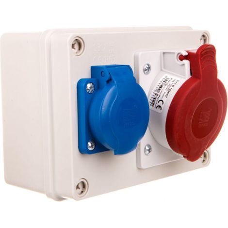 Cuadro de distribuci贸n fijo R-BOX 150 1x16A/5P 1x250V IP44 B.1091
