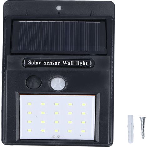 Solarbetriebener LED-Fluter mit Bewegungsmelder für den Außenbereich zur Sicherung von Garten und Villa (1/5)