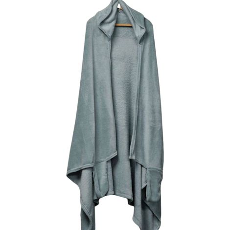 Couverture à manches et capuche, modèle Essential, taille universelle, 115 x 165 cm - menthe (1/5)