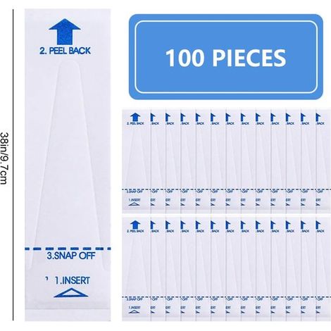 Fundas protectoras desechables para termómetros,cubiertas higiénicas para termómetros de fiebre,cubiertas para sondas,100 unidades (1/5)