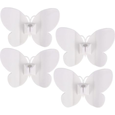 Avvolgicavo da cucina – Set di 4 organizer compatti e pratici in plastica bianca per prolunghe ed elettrodomestici.