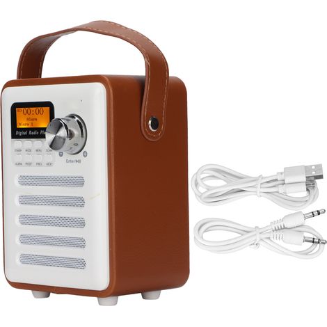 Tragbarer kabelloser Bluetooth-DAB-Lautsprecher für MP3-Musik und FM-Radio