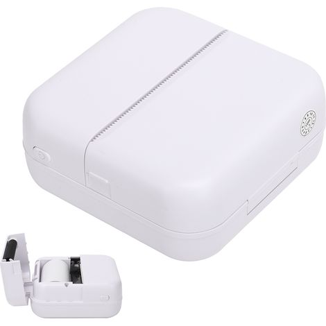 Mini imprimante de poche sans encre, sans fil, Bluetooth, papier thermique portable pour étiquettes photo MemoGreen (1/5)