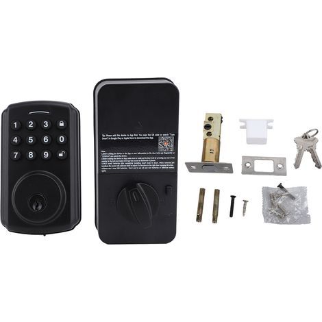 Codes de verrouillage du clavier de porte, contrôle par application IP54, sécurité domestique multifonctionnelle pour appartement, location à court terme (1/5)