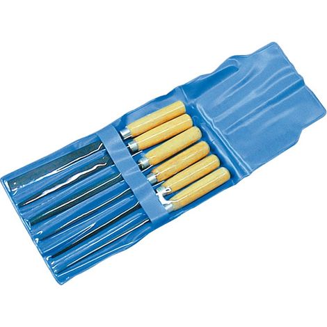 Serie Lime Chiavi 5 pezzi 6 manico legno (1/2)